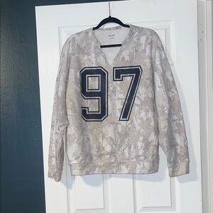 Hollister Beige Camouflage Sweater